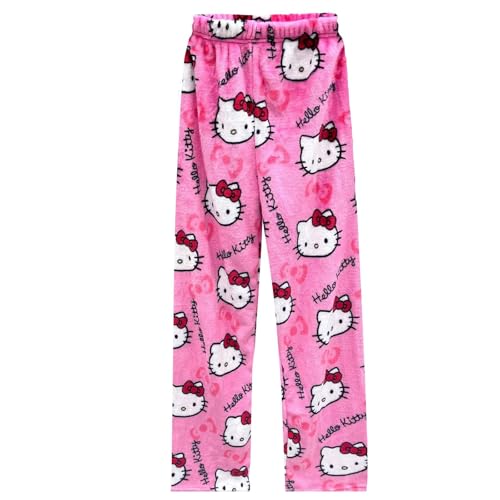 Pyjama Hosen, Pyjama Hosen Damen, Schlafanzughose Damen, Flanell Pyjamahose Damen, Long Flannel Pyjamas, Cartoon Anime Pyjamas, Sleep Bottoms