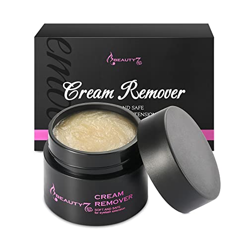 Beauty7 Wimpernkleber Entferner Cream Wimpernverlängerungslöser Beige Wimpernkleber Lösemittel wimpern extension Entferner Remover Cream 5ml MEHRWEG