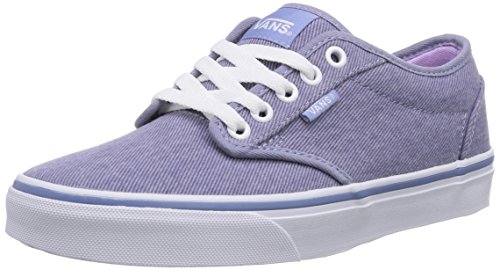 Vans Women Atwood Low-Top, Blau ((Washed Twill) FQY)