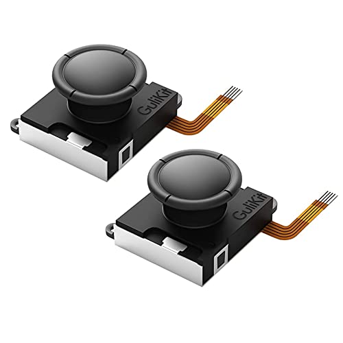 Gulikit Hall-Effekt Sense Joystick Ersatz für JoyCon (No Drift), linker/rechter Joystick Joy Con Controller Reparaturset Zubehör für Switch/Switch OLED/Switch Lite(Keine Werkzeuge)