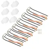 Dilwe 6PCS Standard Snooker Billardtisch Solid Empire Rail mit Netto -Taschen -Ersatz für Professionelle Spielgeräte