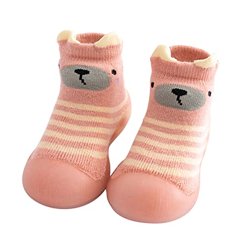 Baby Socken Niedlichen Cartoon Muster Weiche Sohle Rutschfest Leicht Kleinkind Socken warme Sockenschuhe Lauflernschuhe Atmungsaktive Kinder Kleinkind Haus Innen Schuhe