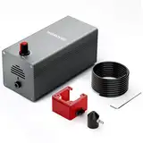 Woxcker Air Assist 30L/min Adjustable Air Assist Pump zum Schneiden und Laser Graviermaschine, Entfernt Rauch und Staub/Schützt das Modul, Geeignet für Meisten Lasergravierer