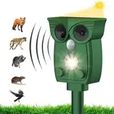 WARDBES Ultraschall Katzenschreck 2024, Outdoor-Vertreiber für Tiere,USB, vertreibt Tiere im Freien wie Katzen, Ratten, Hunde, Vögel, Füchse, Solar-Ultraschall-Katzenvertreiber