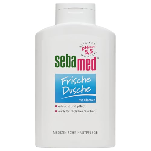 SEBAMED Frische Dusche, Duschgel für empfindliche und strapazierte Haut, langanhaltendes Frischegefühl, versorgt die Haut mit Feuchtigkeit durch Aminosäuren und Allantoin, Männer und Frauen (400 ml)