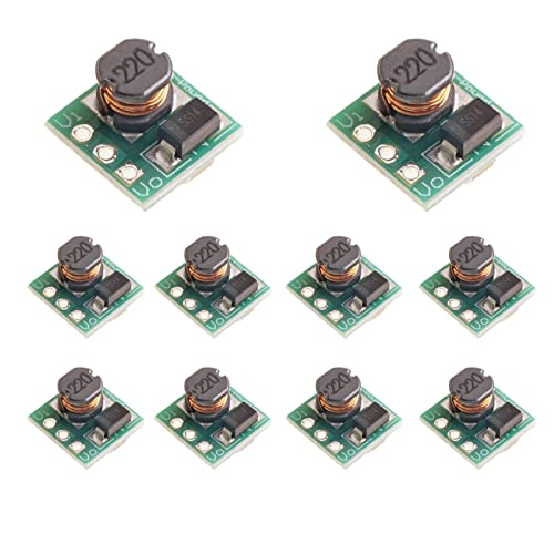 DC DC Step Up Boost Converter 0.8-3.3V bis 3.3V LAOMAO Mini Spannungswandler 3.3V Netzteil Power Supply Module (10Pack)