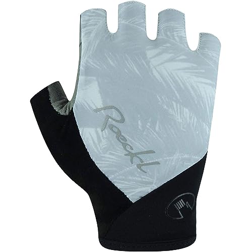 Roeckl Danis Damen Fahrrad Handschuhe kurz grau/schwarz 2023: Größe: 7