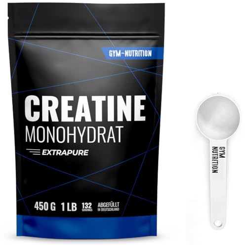 Creatine Monohydrat Pulver - Ultra Reines Kreatin Monohydrat mit Vitamin B6 - Optimal Hochdosiert - Extrapure Creatin Monohydrat - Creatin Pulver Monohydrate - 100% Vegan in Deutschland abgefüllt