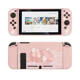 GeekShare Pink Hase Schutzhülle Kompatibel mit Switch, Soft TPU Slim Case Cover Fit Schalterkonsole (Steamed Bun Rabbit) [Videospiel]