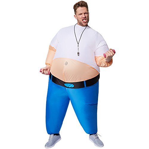 dressforfun Aufblasbares Kostüm, Huckepack Kostüm, Faschingskostüme Unisex Kostüme, Kostüm Damen, Kostüm Herren, Karneval Kostüm Herren, Kostüme Damen, Kostüm Erwachsene - Personal Trainer