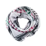 Generisch Palestine Kuffiyeh | Palästina Schal | Arabisches Shemagh | Atmungsaktives Tragetuch für Herren