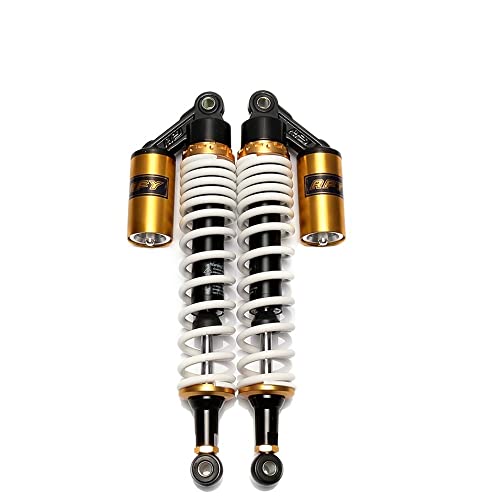 Motorrad StoßDäMpfer Universal 400 mm 15 3/4 Zoll;Motorrad Air Shock Absorber Hinterradaufhängung Quad Scooter Dirt Bike Motor Fallschutz StoßDäMpfer(3)
