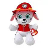 TY Marshall Paw Patrol Weiches Plüschtier für Kinder, Kuschelteddy, Sammlerstück Stofftier, Beanie Babies Serie, Regular