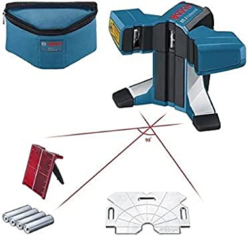 Bosch Professional GTL 3, 20 m Arbeitsbereich, IP 54 Staub- und Spritzwasserschutz, Ausrichtscheibe, Schutztasche, Laserzieltafel