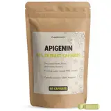 Cupplement Apigenin 60 Kapseln 98% Extrakt 100 MG pro Kapsel - Superfood - Schlafmittel - Kamillenextrakt - Apigenin - Keine 50mg, Pulver, BIO, Liposomal 200 - Apigenina - 25 Exendo - Capsule