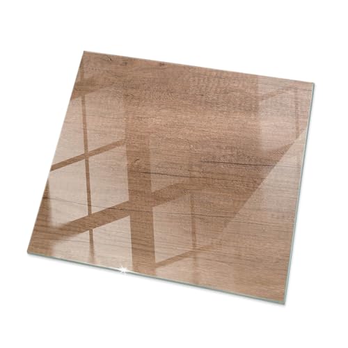 Tischplatte 60x60 cm Installationswerkzeuge Polierte Kanten Schutz vor Kontamination Glatte Oberfläche Fleckenbeständigkeit Sicherungsblech Wasserdicht - Klassisches Holz