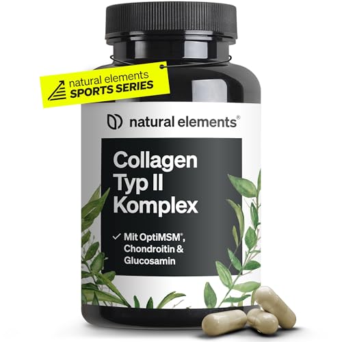 Kollagen Typ 2 Komplex – UC-II – für Knochen, Gelenke & Knorpel – OptiMSM natürliches Collagen – in Deutschland produziert & laborgeprüft