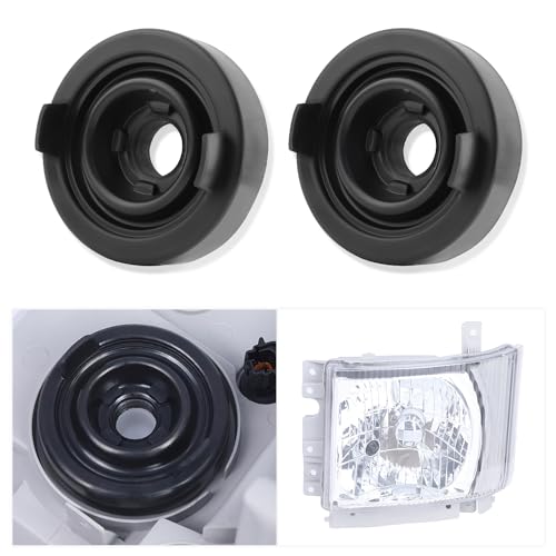 2PCS Auto Scheinwerfer Staubschutzhüllen für LED H4 Lampe Schutz,Langlebige Gummi Scheinwerfer Abdeckung Auto Zubehör,Universal Scheinwerfer Staubschutzkappe for Most Cars,LKWs,SUVs