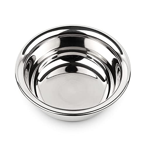 Störtebekker® Premium Rasierschale - Edelstahl Rasiertiegel - hochwertige Schale zum Schaum aufschlagen - für jede Rasierseife geeignet - Shaving Bowl - inkl. hochwertiger Verpackung