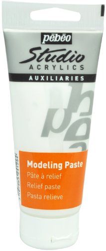 Pébéo - Studio Acrylics - High Density Relief Paste - Gebrauchsfertige Paste - Ideal für die Erstellung von Reliefs und Impastos - Reißt Nicht nach dem Trocknen - 100 ml