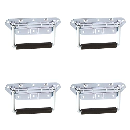 Adam Hall Hardware 34482 M4 AH - 4x Gefederter Klappgriff, Stahl verzinkt