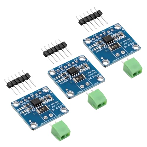 INA219 I2C Sensor Modul Binghe 3 Stück INA219 Nullpunktdrift Bidirektionales Stromüberwachungssensormodul CJMCU-219 Bidirektionaler Stromüberwachungssensor I2C Schnittstelle Kompatibel mit Arduino