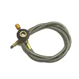 VICASKY Camping Gasherd Zubehör Split Typ Gaskocher Schlauchpipette Universelle Verbindung Für Outdoor Aktivitäten Hochwertiges Langlebiges Material Für Camping