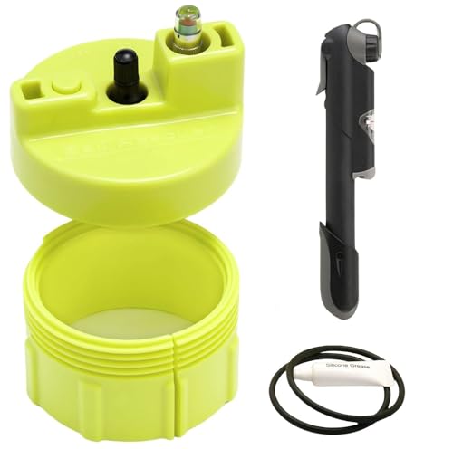 BALL RESCUER - Verwandelt Padel oder Tennisballbehälter in einen 30 psi Druckluftbehaelter - Geeignet für 3 oder 4 Ballbehälter - Behälter Nicht enthalten