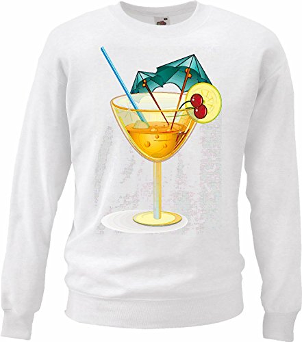 Reifen-Markt Sweatshirt Damen Motiv-300071 Größe XS Farbe Weiss Druck
