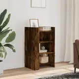 AJJHUUKI Schränke & Aufbewahrung-Buffets & Sideboards Sideboard Räuchereiche 45x35x75cm Holzwerkstoff