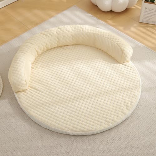 Xiyocadt Kühlmatte Hunde Katzen, Selbstkühlend Hundedecke Kühlend, Kühldecke für Haustiere, Kühlmatte Bett für Zuhause im Sommer (Gelb,50 cm)