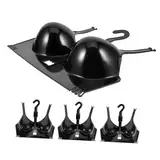 CAXUSD Hängende Schaufensterpuppe 4 Stück Damen-BH-Display-kleiderbügel Dessous-Shop BH-plastikhemd-schaufensterpuppe Display Halbe Schaufensterpuppe Zum Aufhängen