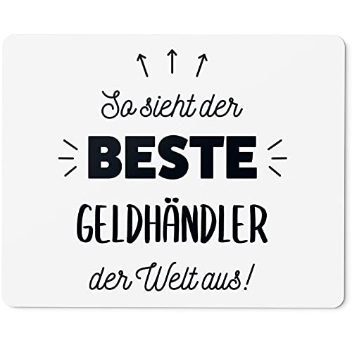 JUNIWORDS Mauspad Mousepad, So Sieht der Beste Geldhändler der Welt aus! (5853788)