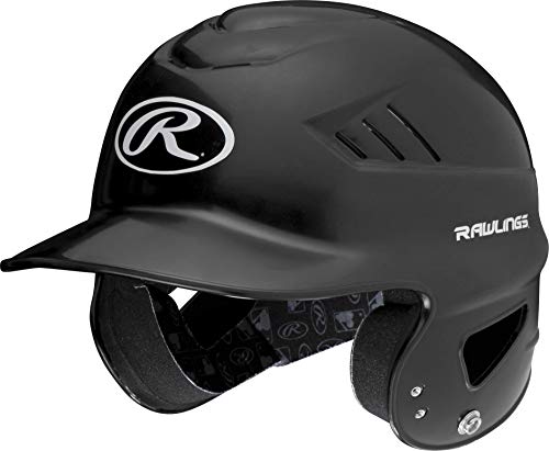 Rawlings Coolflo Nocsae Batting Helm, schwarz, one Size