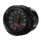 ETOPARS 52mm Automotor Kfz 2" Zeiger Abgastemperaturanzeige Messgerät Kit EGT EXT Temperaturanzeige 7 Farbe Lichtanzeige Zeigeranzeige