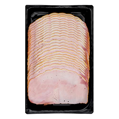 Food-United PRAGER SCHINKEN Original 500g Praga-Kochschinken geschnitten Prazska Sunka aus Tschechien vom Schweine-Hinter-Kochschinken passend für die böhmische Küche Sauerkraut und Knödel (1)
