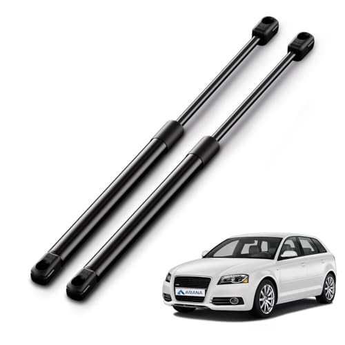 Arana Gasdruckfeder Heckklappendämpfer Kofferraum Kompatibel mit 2004-2013 Audi A3 8PA Sportback Gasdruckdämpfer Gasfeder Ersatzteil, 2 Stück