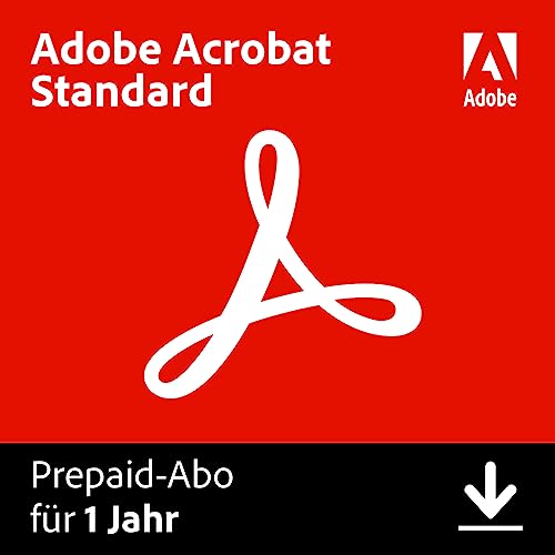 Adobe Acrobat Standard | 1 Jahr | PC/Mac |Digital Download