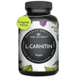 L-Carnitin – 120 Kapseln – Spitzenrohstoff Carnipure® – hochdosiert, ohne Zusätze, in Deutschland produziert, vegan