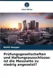 Prüfungsgesellschaften und Haftungsausschlüsse: Ist die Messlatte zu niedrig angesetzt?: DE