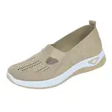 Generisch Walkingschuhe Damen Leicht Weite H Vermascht Orthopädische Schuhe Sommer Atmungsaktive Lässige Komfort Laufschuhe Bequeme Outdoor Sommerschuhe Turnschuhe