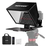 NEEWER X12B 12" Teleprompter Aluminiumlegierung Basics Typ, für iPad Tablet Telefon DSLR Kamera Fernbedienung App Steuerung, kompatibel mit iOS Android, Pro für Online Unterricht, Live Streaming