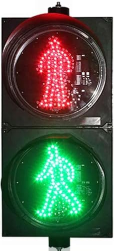 BAOLIQ Rot/Grüne Lichter Stop And Go LED Ampeln Verkehrszeichen für Fahrzeuge und Fußgänger Ampel (12v)