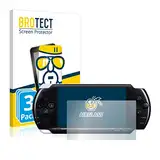 BROTECT Schutzglas Folie für Sony PSP 3004 (3 Stück) Panzer Schutzfolie Glas [Extrem Kratzfest 9H, Anti-Fingerprint, Ultra-Transparent]