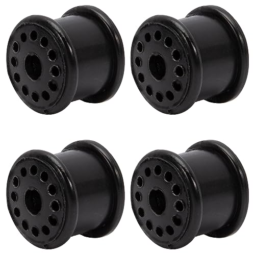 Swgaunc Schalthebel Dichtung für Fiesta Focus 4S6P7412AA 4S6P-7412-AA schwarz 4PCS