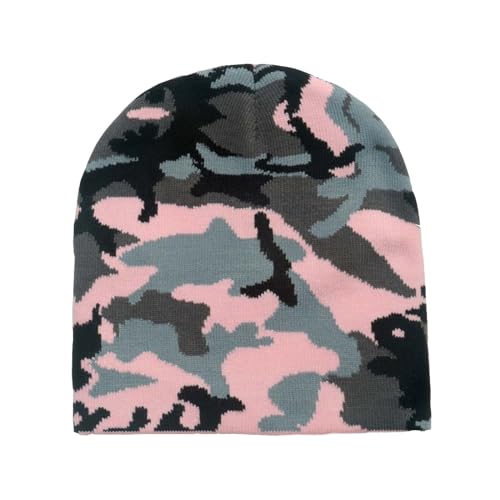 Cokbyavla Kostüm Kinder Outdoor Casual Pullover Hut Warm Fashion Camouflage Hut Haube Herren Lustig (M)