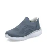 Rieker Damen Low-Top Sneaker M5072, Frauen Halbschuhe,Turnschuhe,Laufschuhe,straßenschuhe,Strassenschuhe,Sportschuhe,blau (10),38 EU / 5 UK
