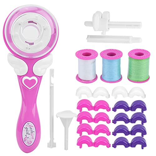 Haarflechtset für Mädchen, Elektrisches Haarflechtgerät, DIY-Haarstyler, Twisting Braider Styling-Set, Haarflechtwerkzeug, Schnelles Haarflechtset, Haarflechtmaschine für