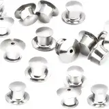 Pin Verschluss,Schützenfest Anstecker,Pins Anstecker,Pins Halter,Pin Sicherheitsverschlüsse,Pin-Rückseiten,Broschen Diy Schmuck Sicherungsstift Zurück Kupplungsstift,20 Stück, Silber