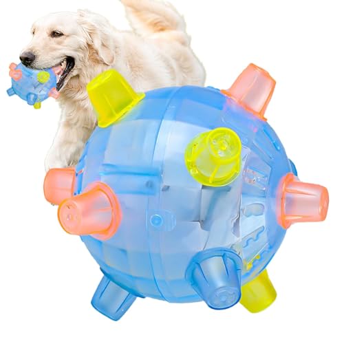 für Hunde, Spielzeug für Haustiere | bunter springender Ball mit Licht und Musik, für Haustiere